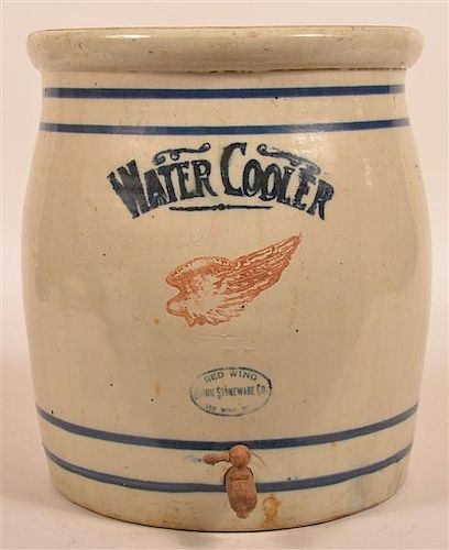 Red Wing Union Stoneware 5 Gal. Water Cooler.