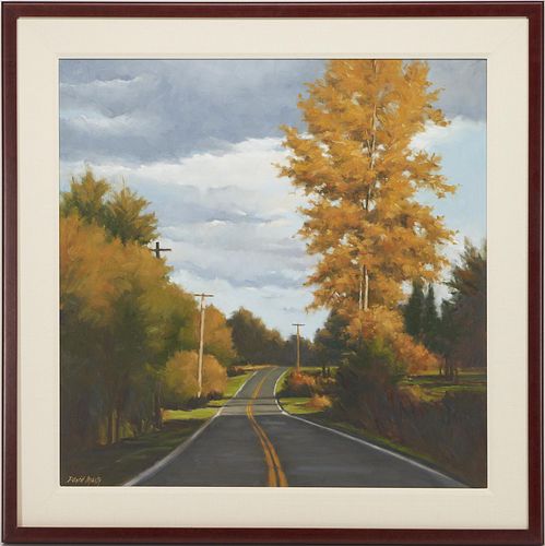 David Marty O/C Painting, Down The Road