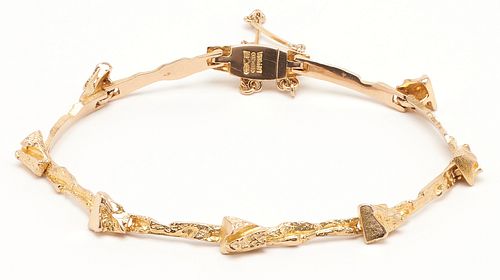 Ladies Designer Lapponia 14K Gold Bracelet