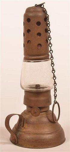 Brass Skater's Lantern "Patd. DEC. 24, 1867".