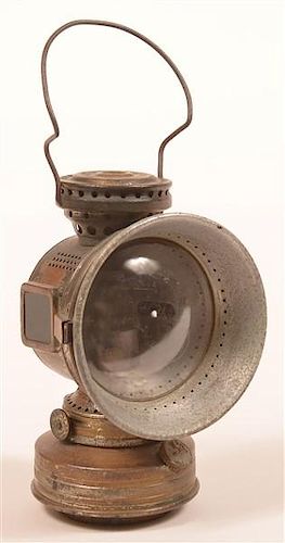 20th Century Mfg. Co. 1898 Bicycle Lantern.