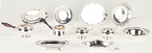 11 Asst. Sterling Silver Hollowware Items, incl. Gorham & Watson