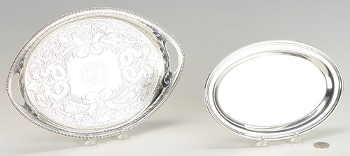 2 Sterling Silver Oval Trays, incl. Tiffany & Co.