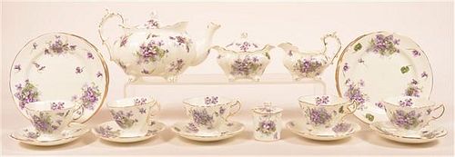 Hammersley "Victorian Violets" Tea Service.