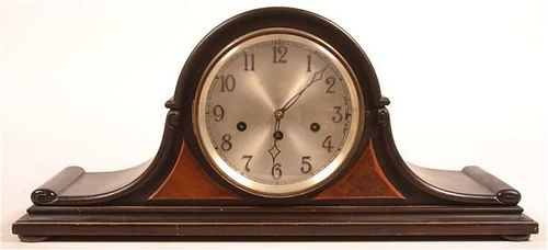 Junghans Mahogany Case Mantel Clock.