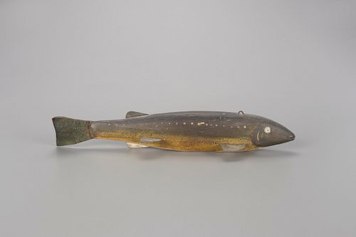 Exceedingly Rare 14-Inch Fish Decoy, Harry Seymour