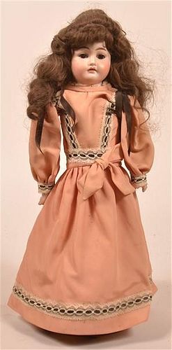 German Bisque Head Girl Doll.