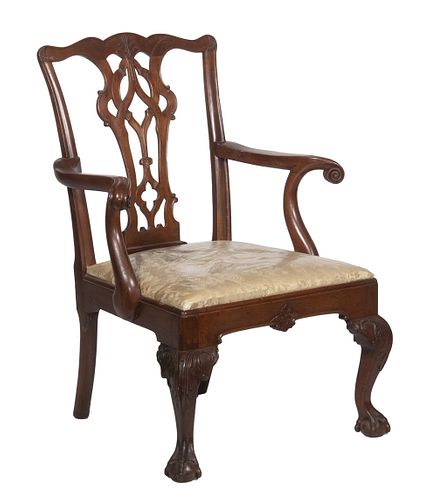CHIPPENDALE ARMCHAIR
