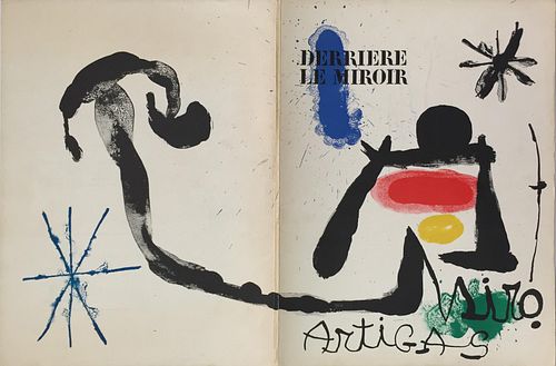 Joan Miro - Cover from Derriere Le Miroir