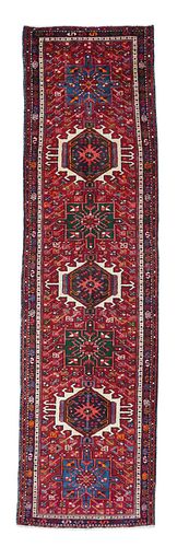 Vintage Karajeh Long Rug, 2'8" x 9'6'' (0.61 x 2.90 m)