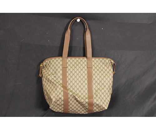 Gucci Brown Vintage Tote Bag