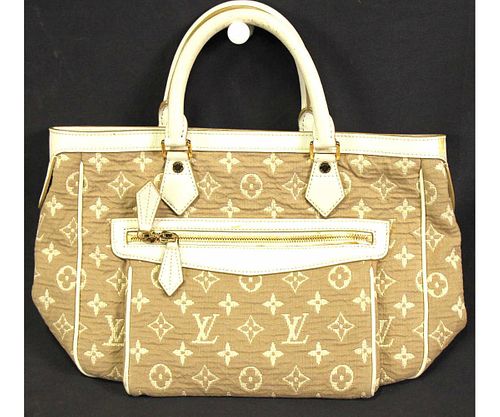 Louis Vuitton Taupe/Ivory Ltd. Ed. Handbag