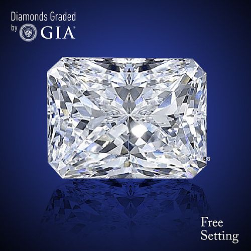1.51 ct, D/VS1, Radiant cut GIA Graded Diamond. Appraised Value: $46,300 