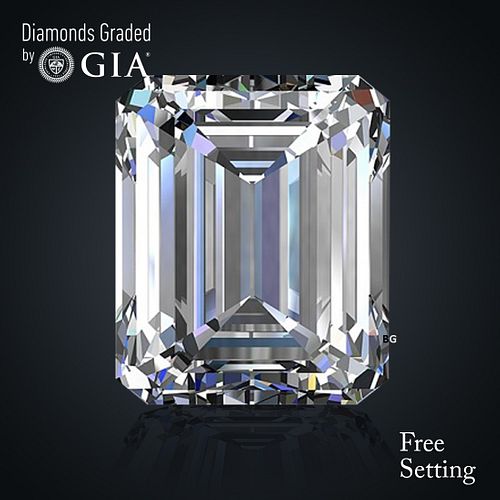 NO-RESERVE LOT: 1.50 ct, H/VS2, Emerald cut GIA Graded Diamond. Appraised Value: $27,300 