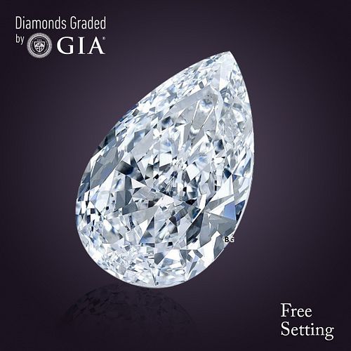 5.01 ct, G/IF, Pear cut GIA Graded Diamond. Appraised Value: $670,000 