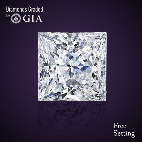 2.61 ct, G/VS2, Princess cut GIA Graded Diamond. Appraised Value: $85,100 