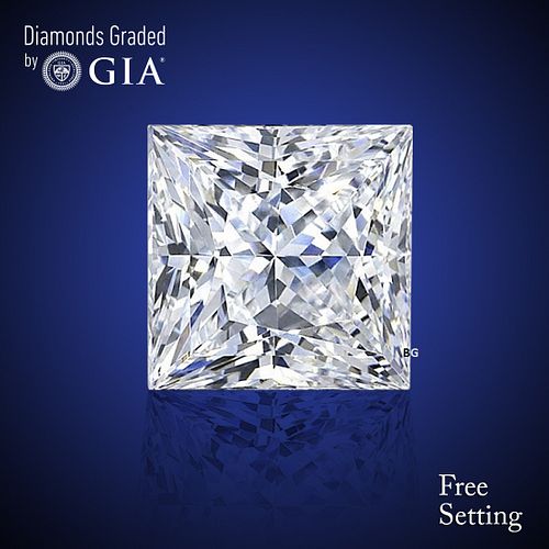 3.06 ct, G/VS2, Princess cut GIA Graded Diamond. Appraised Value: $141,100 