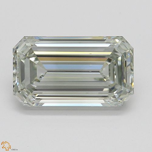 1.21 ct, Natural Fancy Light Gray Green Even Color, VS1, Emerald cut Diamond (GIA Graded), Appraised Value: $66,700 