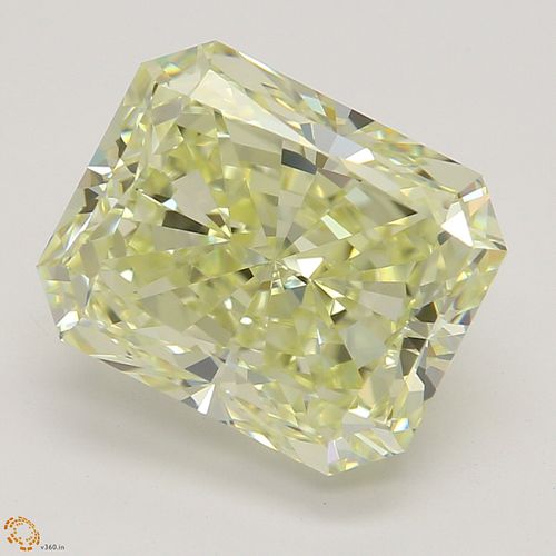 3.03 ct, Natural Fancy Light Yellow Even Color, VVS1, Radiant cut Diamond (GIA Graded), Appraised Value: $79,500 