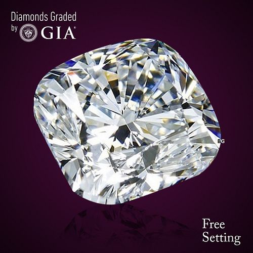 1.70 ct, F/VS1, Cushion cut GIA Graded Diamond. Appraised Value: $46,700 