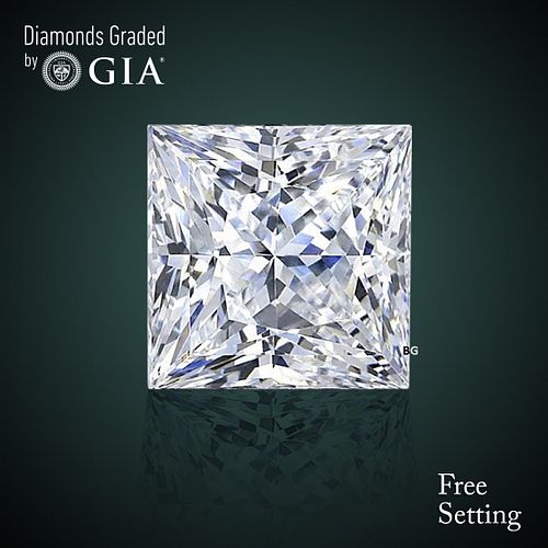 2.51 ct, G/VS2, Princess cut GIA Graded Diamond. Appraised Value: $81,800 