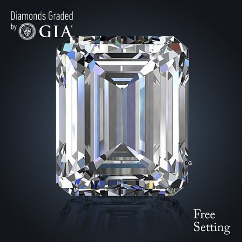 NO-RESERVE LOT: 1.51 ct, H/VS2, Emerald cut GIA Graded Diamond. Appraised Value: $27,500 