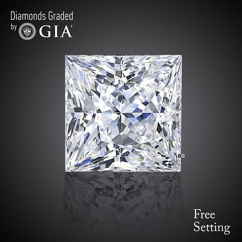 1.51 ct, D/VS2, Princess cut GIA Graded Diamond. Appraised Value: $42,200 