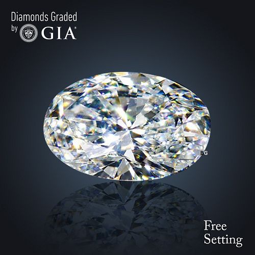 5.01 ct, F/VS1, Oval cut GIA Graded Diamond. Appraised Value: $645,000 