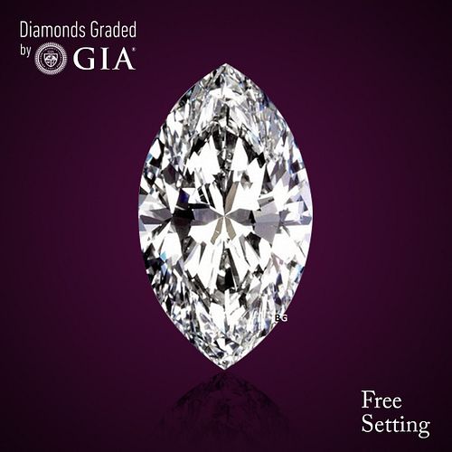 2.03 ct, D/FL, Marquise cut GIA Graded Diamond. Appraised Value: $116,400 