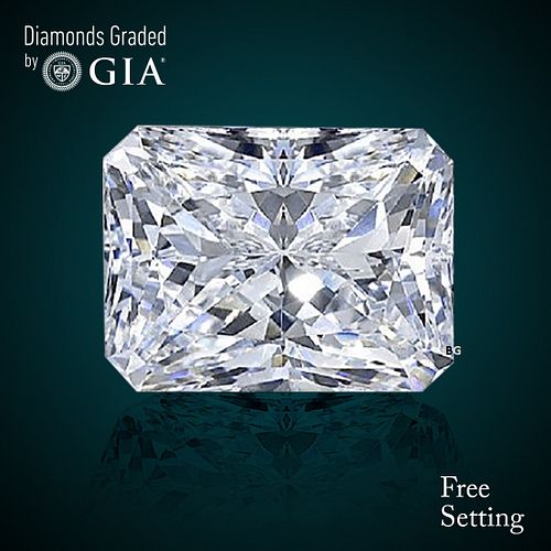 3.21 ct, W/VVS1, Radiant cut GIA Graded Diamond. Appraised Value: $40,400 