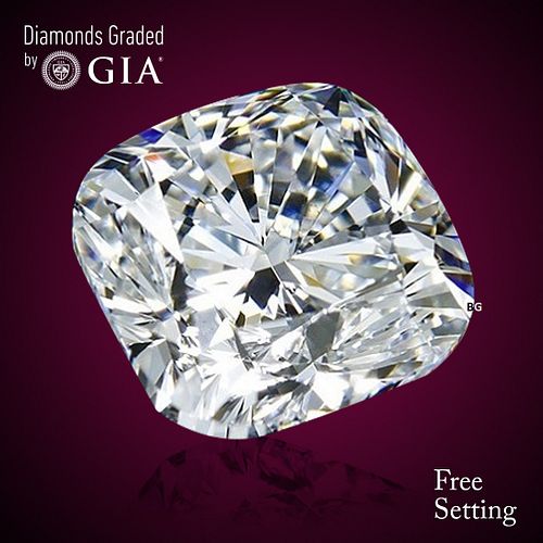 1.52 ct, G/IF, Cushion cut GIA Graded Diamond. Appraised Value: $43,500 