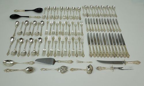 Lunt "Eloquence" Sterling Silver Flatware.