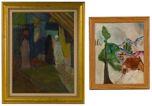 Unknown Artists (American, 20th Century) Oil Paintings