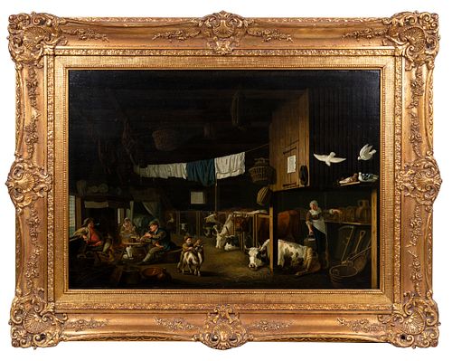 Jan Van Gool (Dutch, 1685-1763) Oil on Panel
