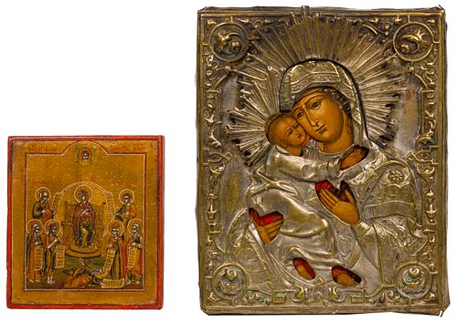 Russian Religious Hand Painted Icons