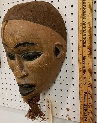 AFRICAN MASK 13 1/2"H X 9"W