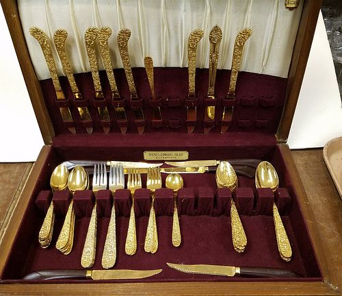 BXD 49 PC STAINLESS FLATWARE SET