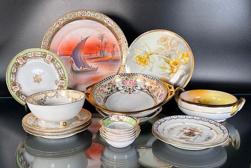 18 Japanese Vintage Nippon Porcelains