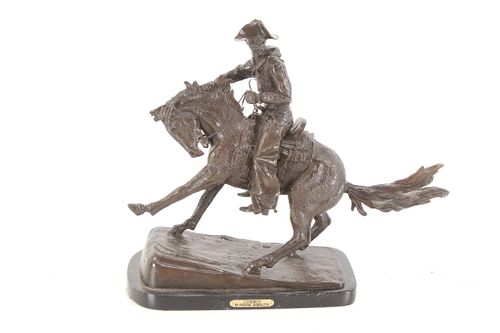 Frederic Remington (1861-1909) Cowboy Bronze