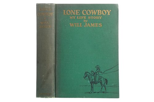 Signed First Ed. of the Lone Cowboy by Will James