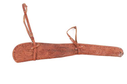 MacPherson Saddlery Floral Carved Rifle Scabbard