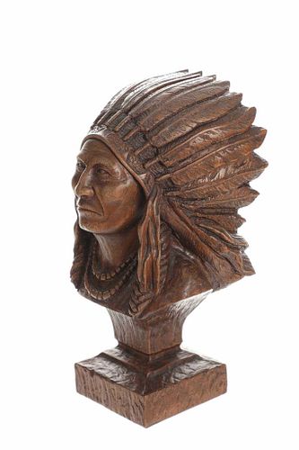 Paul Geiger Sitting Bull Medicine Man Sioux c 1972