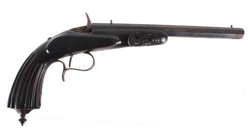 RARE C. 1860 Flobert Belgium Parlor Target Pistol