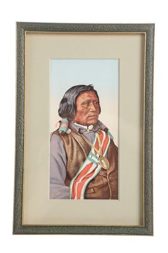 C. 1880 W.H. Jackson Original of Ute Indian Yamapi
