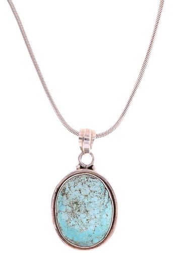 Navajo Dry Creek Turquoise Sterling Necklace