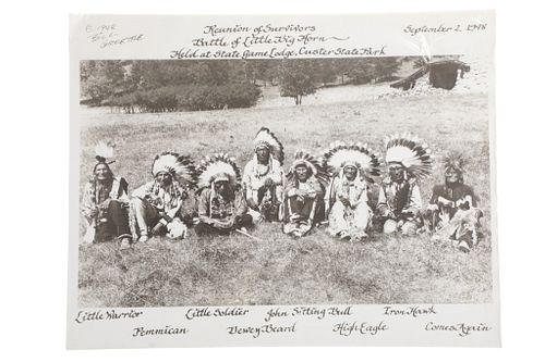 C. 1948-1998 Little Bighorn Survivors Photograph