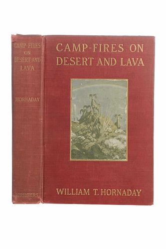 1908 1st Ed. Camp-Fires on Desert & Lava Hornaday