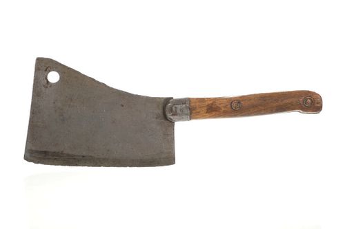 Warranted 8 LARGE Butcher Cleaver c. 1890-1910