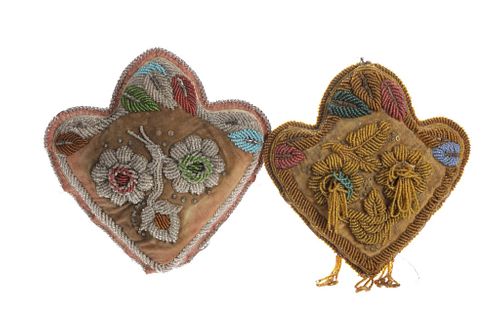 C. 1890's Iroquois "Whimsies" Victorian Pillows