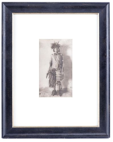 C. 1901 Hopi Snake Priest Original Photo by Vroman